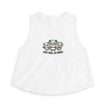 Stay Chill Be Panda Crop Top — Women's Cute Panda Graphic
