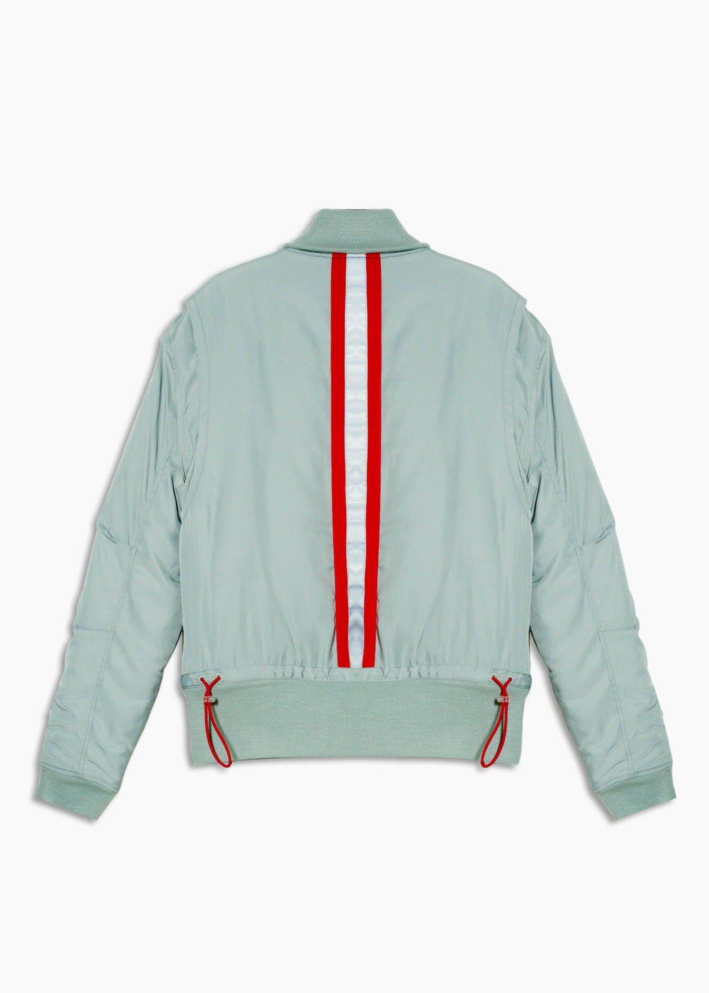 Konus Men's Mock Collar Bomber Jacket in Green