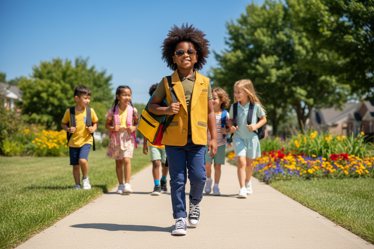 Hero - Summer Sidewalk with Kids