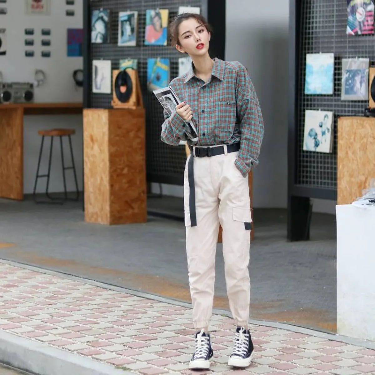 Ankle-Length Korean Jeans