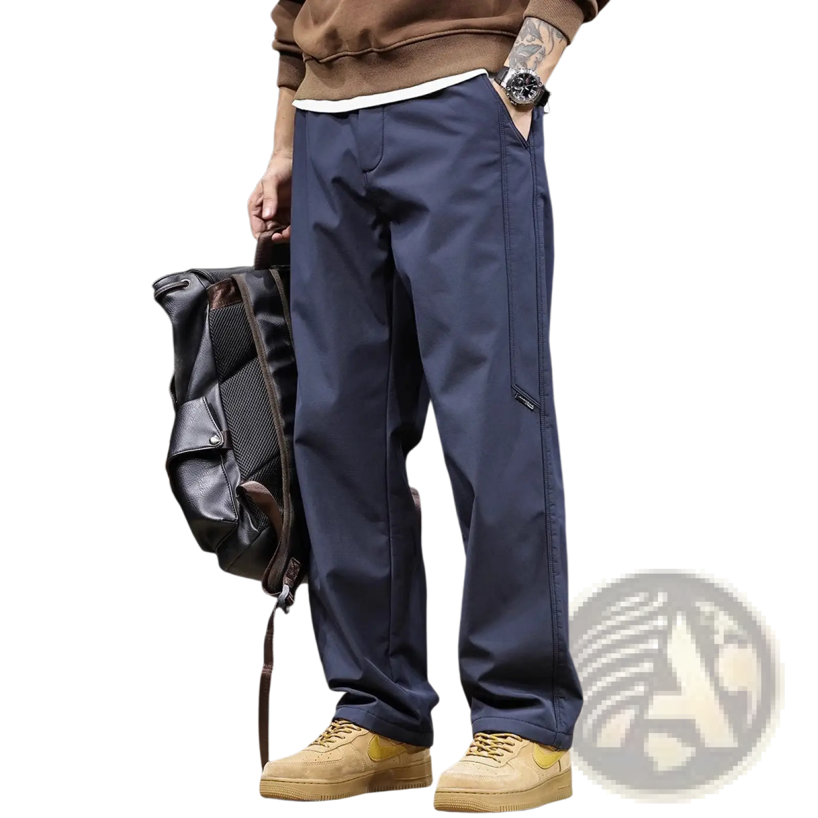 Men's Japanese Retro Wide Leg Cargo Pants