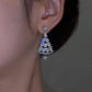 Christmas Tree Earrings Female 925 Silver Needle High Sense